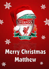 We have a wide range of sourvenirs from limited edition. Personalised Liverpool Fc Christmas Card