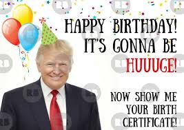 Birthday Card From The President Pin On Redbubble By Digitalartjunkie