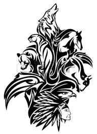 Stylized Black Beautiful Horse Tribal Animal Tattoos Tribal Animals Animal Spirit Tattoo