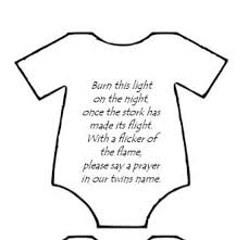 For a little decoration on the wall we put our shamrock baby. Printable Twins Burn This Light Say A Prayer In Our Twins Name Gift Tags Baby Onesie Tags Baby Shower Party Favors 2 5 By Kendollmade Catch My Party