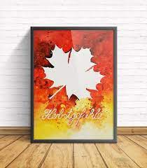 Original Watercolor Painting Hand Painted Unique Autumn Ca A4 Watercolor Aquare Autumn Original Paint Aquarellmalerei Aquarellbild Herbst Kunst