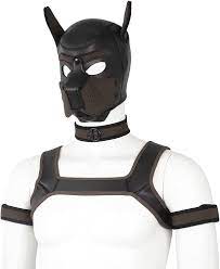 Amazon.com: Sexy Dog BDSM Bondage Puppy Play Role Playing Obedient Dog  Neoprene Headgear Set (Suit :Hood Mask,Collar,Choker and Armband  Combo,Colour :Coffee, Size:Large) : Health & Household