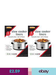 One liner is used per meal the biggest benefit is that they line your slow cooker so there is no mess left to clean up. Planit Cling Film Foil Food Bags Ebay Home Furniture Diy Slow Cookers Best Pressure Cooker Slow Cooker