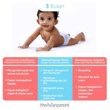 Bayi 5 bulan menunjukan perkembangan menakjubkan mulai dari bisa duduk tegak hingga berekspresi. Perkembangan Bayi 3 Bulan Panduan Lengkap Milestone Untuk Orangtua Theasianparent Indonesia