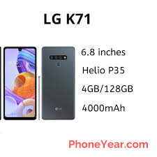 PhoneYear on Twitter: "LG K71 key specs ...