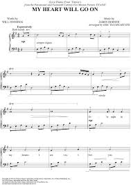 My Heart Will Go On Sheet Music Piano Sheet Music Free Piano Sheet Music