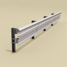 Guardrail Bikers Saver 3d Model Guard Rail With Lower Protection To Protect Motorcycle Bikers Made In Cinema4d R12 The 3d Model Has Not Texture And Materials