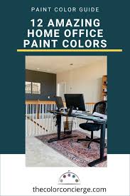 We have the most amazing home office paint colors to maximize your productivity! The Best Home Office Paint Colors And Tips For Productivity