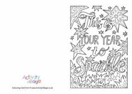 Lets party free birthday s6780. Birthday Colouring Cards