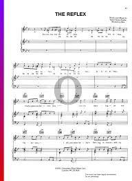 The Reflex Sheet Music Piano Voice Guitar Pdf Download Streaming Oktav