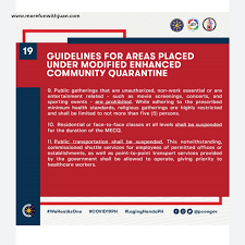 Sign up mecq guidelines for businesses what is mecq? Info Mecq Guidelines Modified Enhanced Community Quarantine It S More Fun With Juan