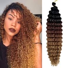 Amazon.com : COOKOO 3 Packs Body Wave Braiding Hair 24 Inch Pre-Feathered  Ombre Bouncy French Curl Wavy Braiding Hair Wavy Texture Braids Ocean Deap  Twist Synthetic Hair Extensions for Women(T27#) : Beauty