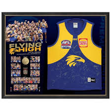 Shop the cheap west coast eagles 2020 men's home guernsey here. West Coast Eagles 2018 Grand Final Team Signed Framed Limited Edition Guernsey Taylormade Memorabilia Sports Memorabilia Australia