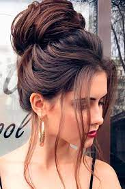 37 Great Hair Updos For Christmas Long Hair Updo High Bun Hairstyles Hairstyle