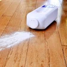 To Stop The Floors From Creaking Simply Sprinkle Some Talcum Powder On Them And Sweep It Into The Cracks Squeaky Floors Fix Squeaky Floors Baby Powder