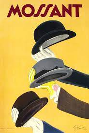 Mossant Hats Vintage French Advertising Poster Advertising Classic Posters Food Fr Vintage French Posters Vintage Advertising Posters Leonetto Cappiello