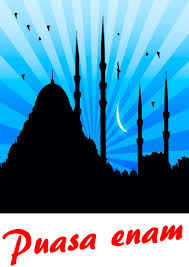 .puasa ramadan kemudian diikuti puasa sunnah selama enam hari di bulan syawal, akan mendapatkan pahala seperti mengerjakan puasa setahun. Cara Puasa Sunat Enam Hari Di Bulan Syawal Puasa 6 Jalan Akhirat