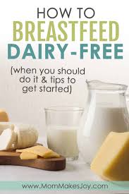 How To Start A Dairy Free Breastfeeding Diet Mom Makes Joy