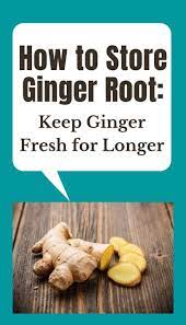 How To Store Ginger Root Keep Ginger Fresh For Longer How To Store Ginger Storing Fresh Ginger Raw Ginger