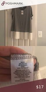 Gray T Shirt With White Pleat Hem In 2020 Gray Tshirt Pleat Grey