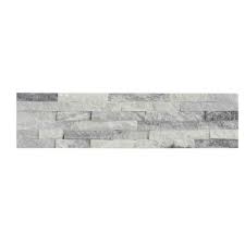 Plaquette De Parement Slim First Ice 0 72m2 Pierre Naturelle Plaquette De Parement Revetement Facade Jardin Exterieur