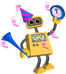 Happy New Year 2020 Robot Happy New Year Images New Year Wishes Images Happy New Year 2019