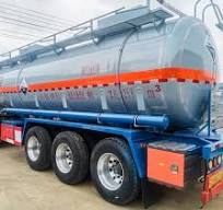30000 Liters Carbon Steel Q235 Sulphuric Acid Semi Trailer ...