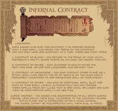 They are all either uncertain or simply say add the. 22 Infernal Contract You Are Unsure What Material This Scroll Is Made From Some Thin Pale Leath Dungeons And Dragons Homebrew Dnd D D Dungeons And Dragons
