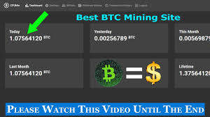 It was developed in the year 2017, and since that time, it is working in the industry, offering cloud mining services for cryptocurrencies, including the world's biggest cryptocurrency, bitcoin. Best Bitcoin Mining Site Without Investment Payment Proof Youtube