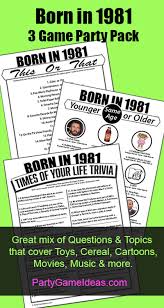 Do you know the secrets of sewing? Born In 1981 40th Birthday Party Games