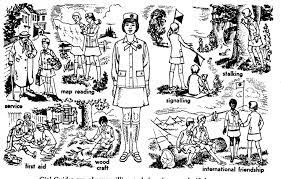 Coloriage Guide Scout World Thinking Day Girl Guides