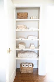 Instead of accepting a cluttered linen closet, follow these tips to organize your bedding, sheets, and towels. Easy Linen Closet Organization Ideas Julie Blanner
