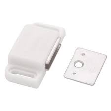 Liberty White Heavy Duty Magnetic Catch With Strike C080x0c W P The Home Depot Closet Doors Double Closet Doors Cabinet Doors