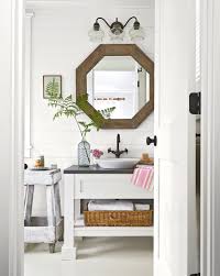 Shabby chic bathroom with five or more mirrors. 20 Half Bathroom Ideas Decor Ideas For Small Spaces