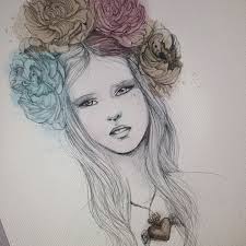 See more ideas about drawings, art inspiration, illustration art. Trendy Flowers Crown Drawing Tumblr Ideas