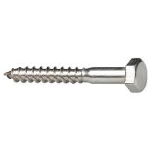 Rayon visserie nylon ( tête hexagonale filetage total ). Vis A Bois A Tete Hexagonale Br Din 571 Inox A2 Dela Visserie