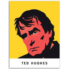 Ted Hughes Poster || Original Ted Hughes Portrait Wall Art || Unique Poster  Art || Gift Idea for Drama Lovers