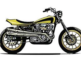 Black And Gold Motorcycle Chain Sweet Tracker Stock Sportster To Dirt Track Racer Hot Bike In 2020 Sportster Racer Hot Bikes