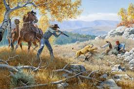 Out Of Nowhere Clark Kelley Price Western Art Cowboy Art Wildlife Art