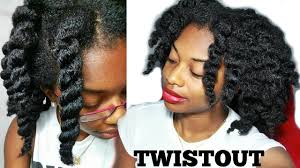 Water is need to stretch and detangle. Natural Hair Twist Out On Blow Dried Hair Youtube