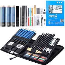 This extensive professional drawing pencils set comes with 6b, 5b, 4b, 3b, 2b, b, hb, f, h, 2h, 3h, and 4h. Professional Sketching Pen Set Sketching Drawing Pencils Professional Art Set For Artists Beginners Students And Kit Bag Pack Of 48 Amazon De Burobedarf Schreibwaren