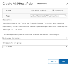 We at vm infotech ensure that our service is quality driven and helps your business vm infotech provides web hosting, domain names, website design and email address services. Setting Virtual Machine Start Order With Vmware High Availability