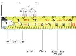 To avoid cutting too short, always round up to the larger measurement. Tape Measure Markings What Do They Mean The Tape Store