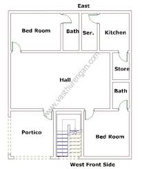 Vastu House Plans West Facing In Hindi Vastu House West Facing House Small House Plan