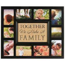Pinnacle 10 Opening 4 In X 4 In 4 In X 6 In Collage Matted Picture Frame 582010e The Home Depot Family Picture Frames Family Collage Frame Family Collage