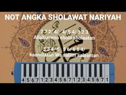 Tempat streaming dan download sholawat terbaru paling lengkap. Not Pianika I Sholawat Nariyah Youtube
