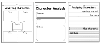 Describes characters' actions and feelings in a story. Teaching Character Analysis In The Primary Grades Sarah S Teaching Snippets