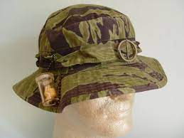 Tiger Stripe Camo Boonie Tqlc Marine Hat With Svn Flag Liner Vietnam Militaria Com Shop For Higher End Militaria With A Spec Tiger Stripes Jungle Hat Hats