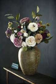 Faux Roses Ranunculus Apple Leaf Hops Bunch Contemporary Flower Arrangements Seasonal Flowers Flower Arrangements