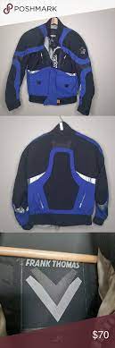 Frank Thomas Aqua Motorcycle Jacket Motorcycle Jacket Jackets Uk Brands